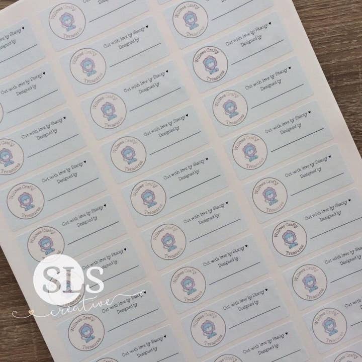 SR Creative Studio – Engroshandel Klistermærke – A4 matte rektangulære personlige logoklistermærker5