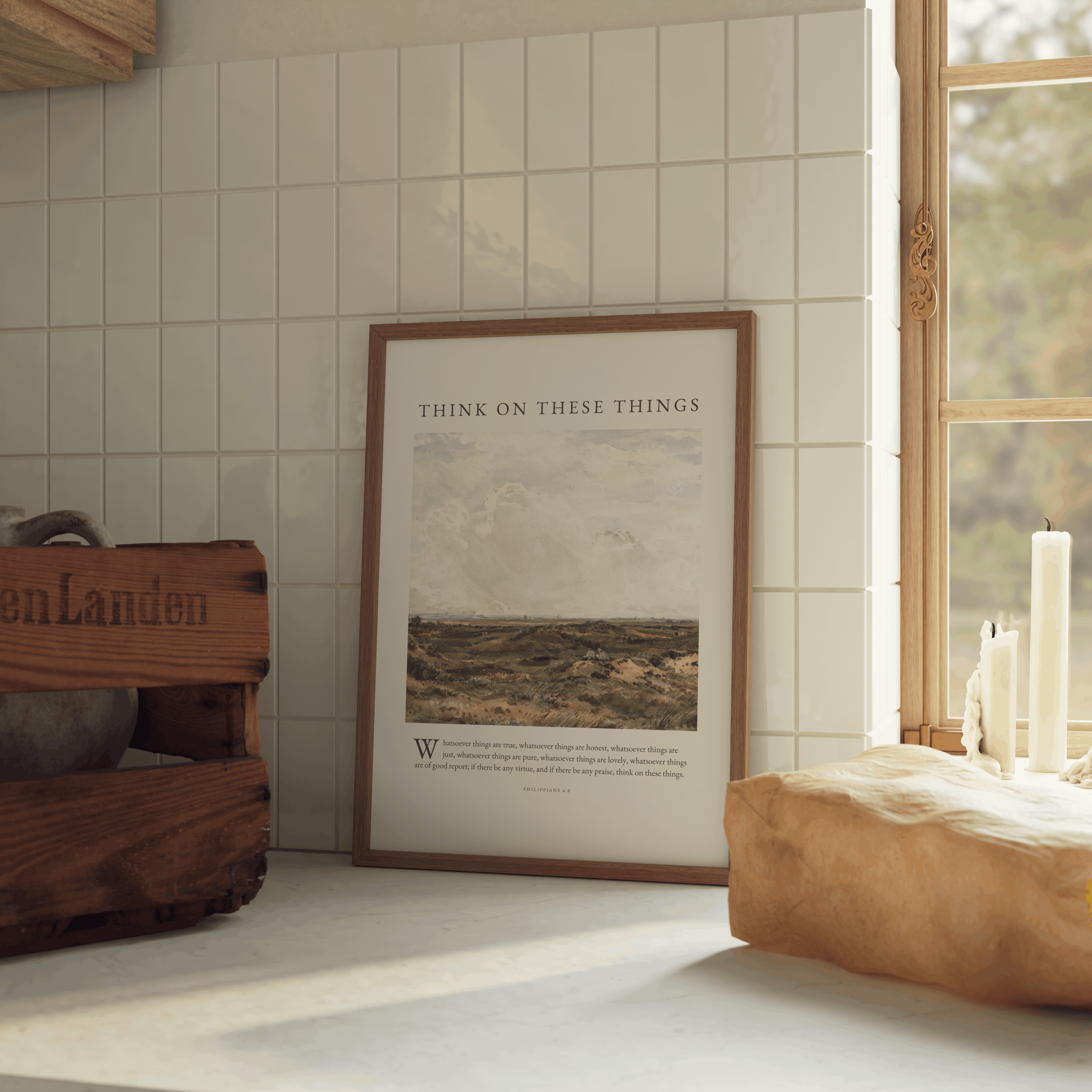 These Stones - Wholesale Art Print - Think On These Things Art Print1