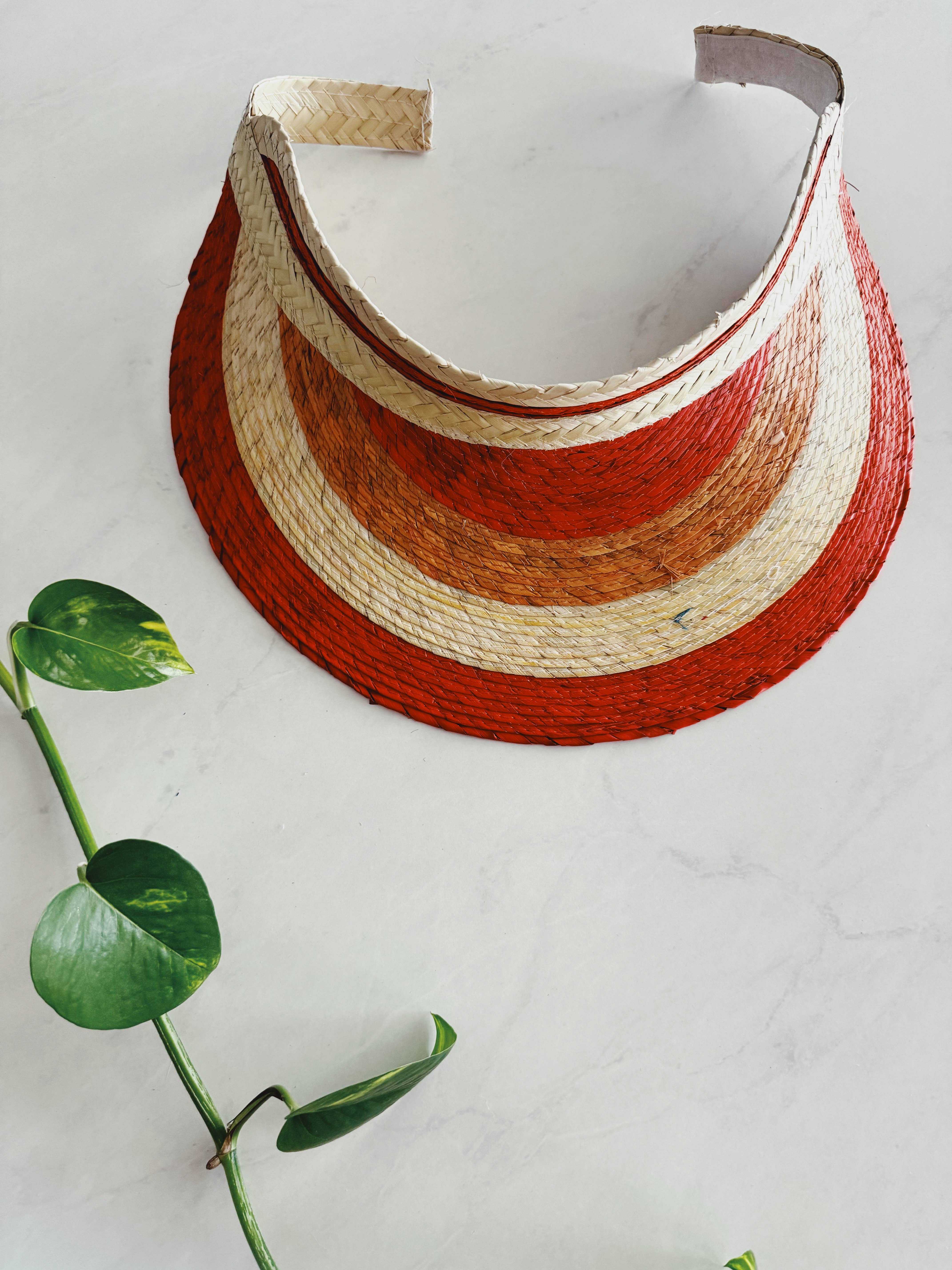 Pura Vida - Wholesale Visor - Women's - Women's Straw Hat Beach Visor0