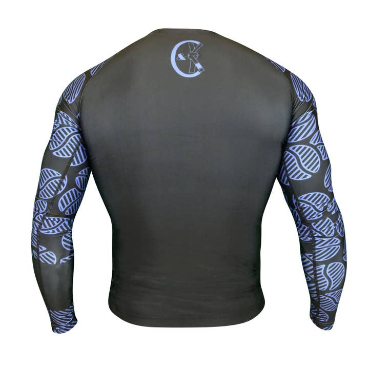 Rashguard Signature 2.0 Ranked a Manica Lunga - Blu per la vendita all'ingrosso da parte di COFFEE&KIMURAS