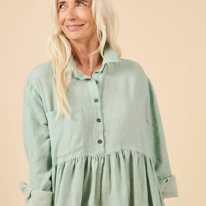 Closet Core Patterns - Wholesale Craft Sewing Kit - Jenna Shirt + Shirtdress Sewing pattern34