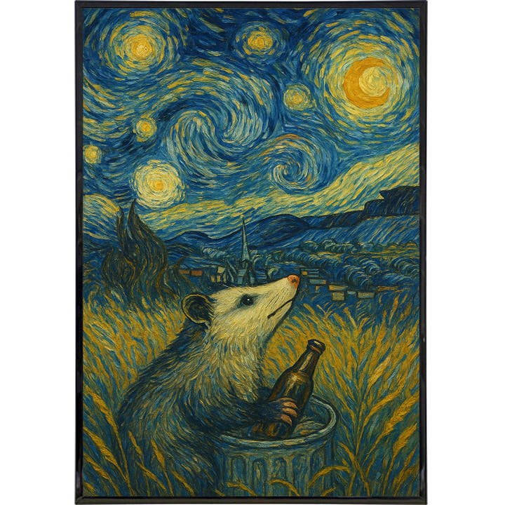 Shady Front – wholesale Poster – Starry Night From Another Perspective Original Poster Print