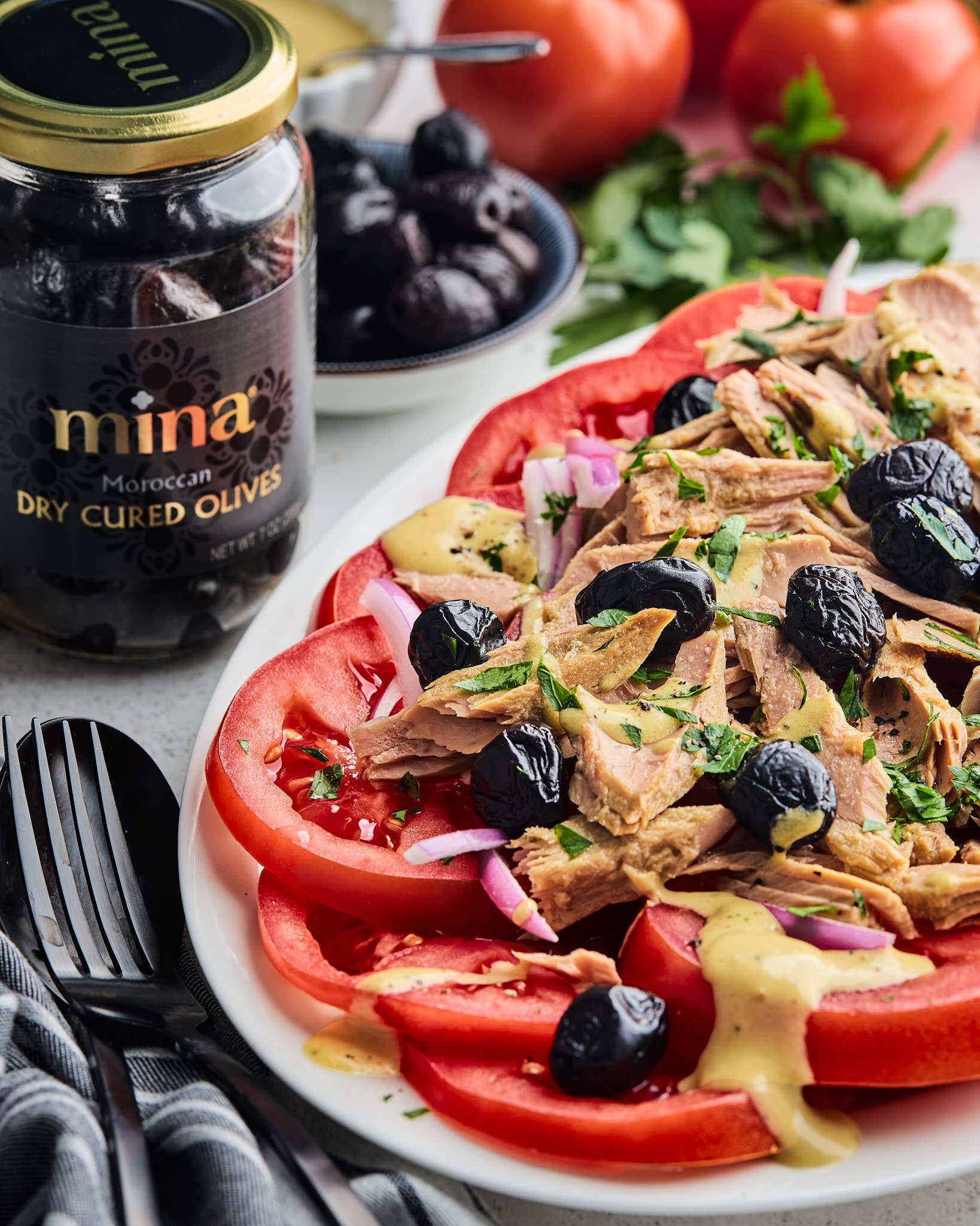 Mina - Wholesale Olives - 7 oz Dry Cured Black Olives3