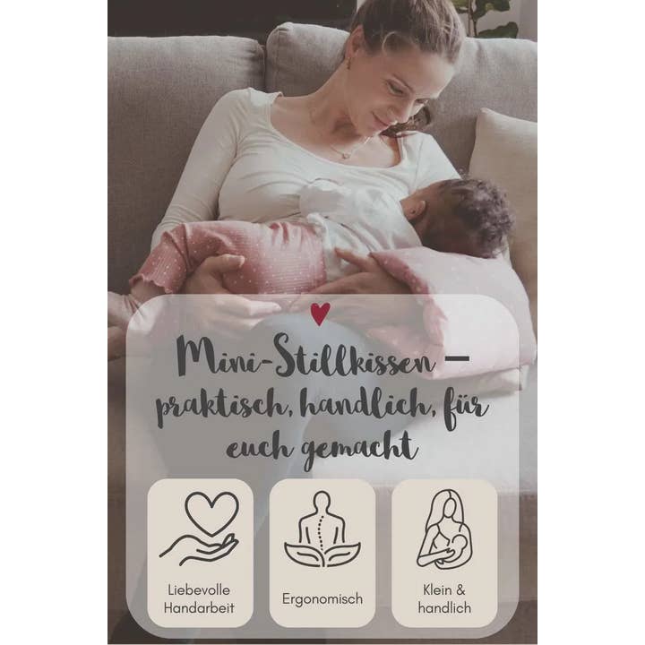 HOBEA-Germany GmbH - Wholesale Nursing Pillow/Pad - Maternity - Mini nursing pillow Forest magic gray1