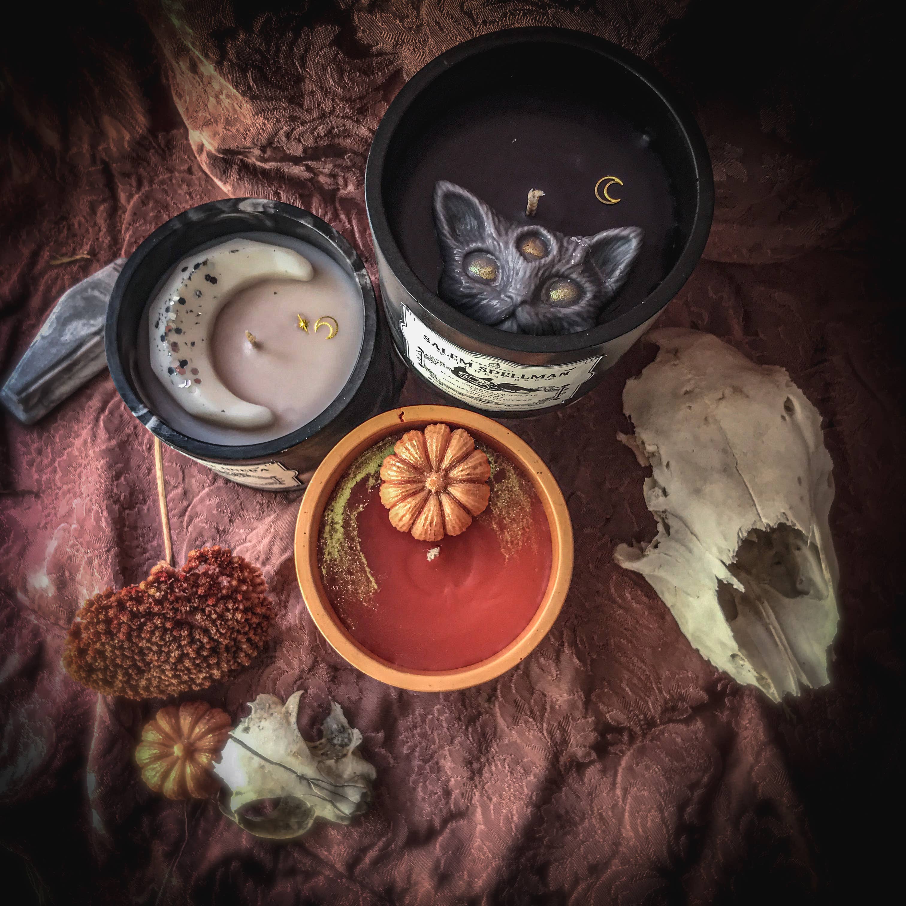 HyggeBazar - Ilaria Faraoni – Großhandel Kerze im Glas / gefüllte Kerze – Halloween-Edition Duftkerzen aus Sojawachs8