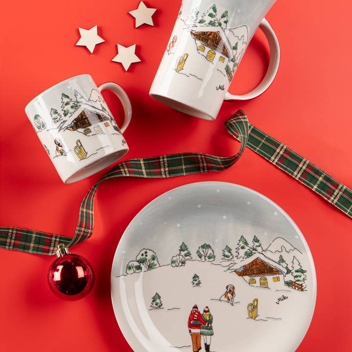 Mila Design - Wholesale Dinner Plate - Plate Winter Dream1