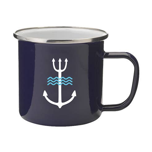 ONELOVE - Wholesale Coffee Mug - Poseidon enamel mug navy0