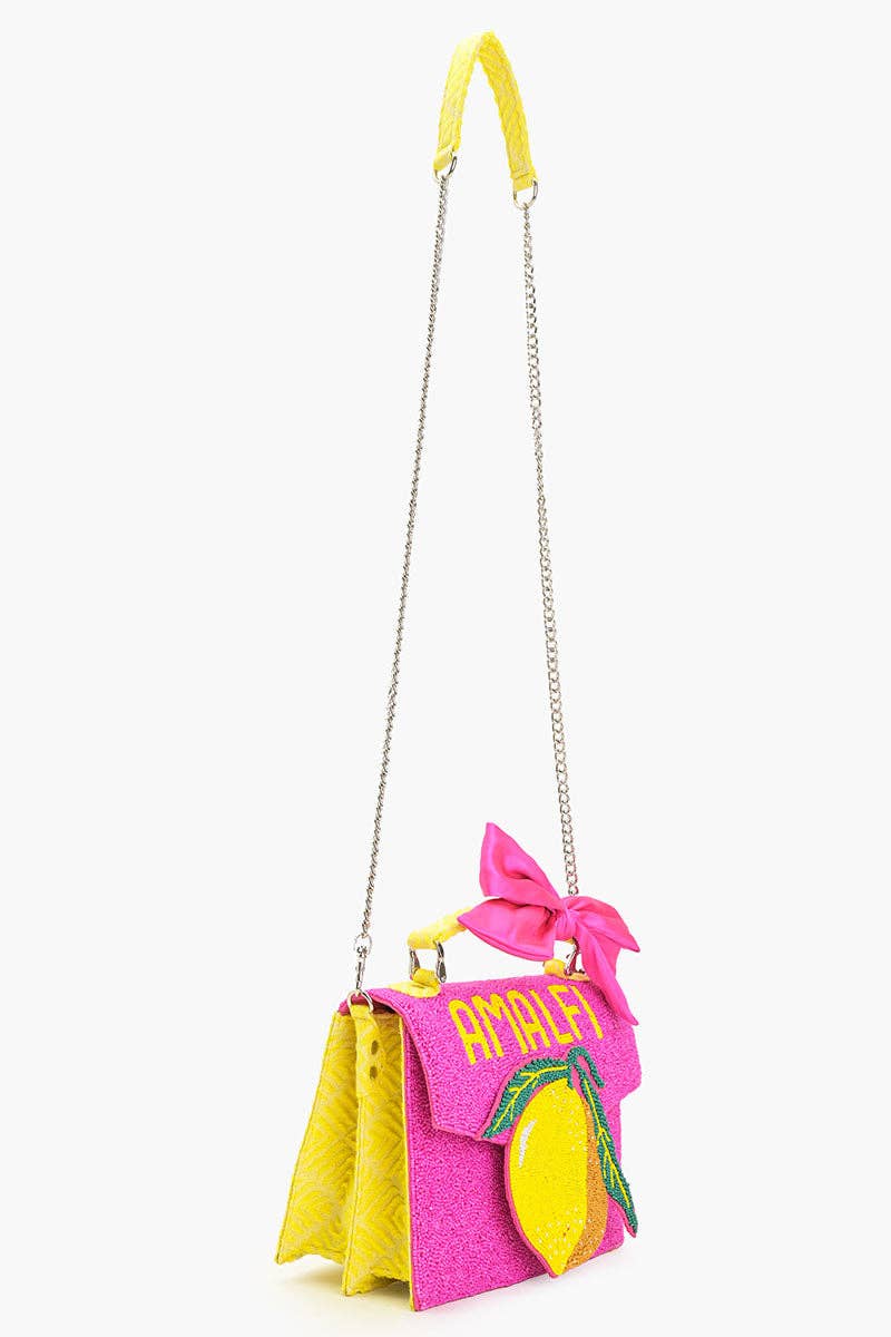 America & Beyond – wholesale Top handle bag – women's – Amalfi Beaded Top Handle Bag1