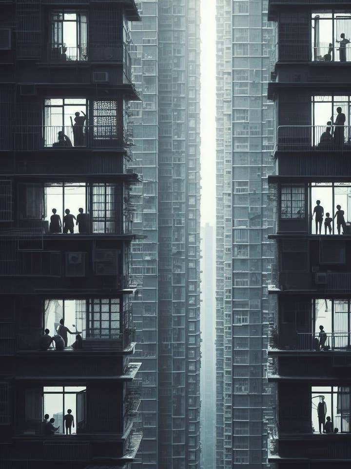 Ilustração de Arquitetura de Edifício Abstrato I por atacado de Keep Calm Collection