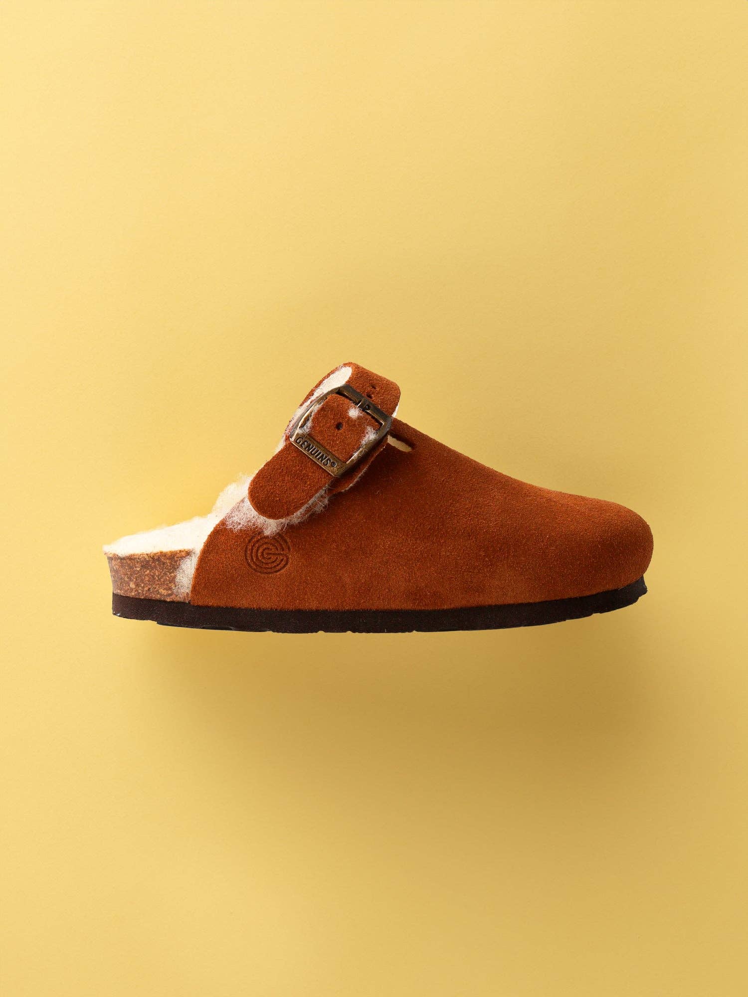 GENUINS - Wholesale Slippers - Kids - SHETLAND VELOUR WOOL ALMOND2