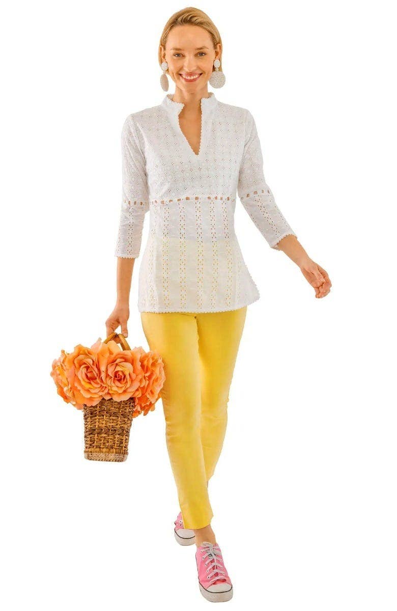 Gretchen Scott LLC - Wholesale Pants - Women's - Cotton / Spandex GripeLess Pants - Solid26