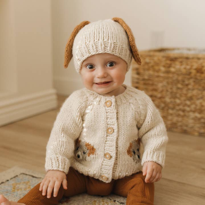 Huggalugs - Wholesale Cardigan - Baby - Puppy Cardigan Sweater Baby & Toddler