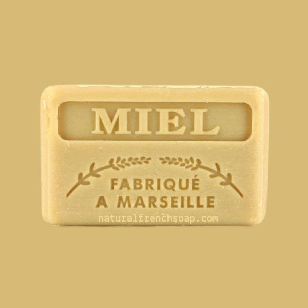 French Soap Wholesale - Vente Pains de savon - Savon français en gros au miel 125g