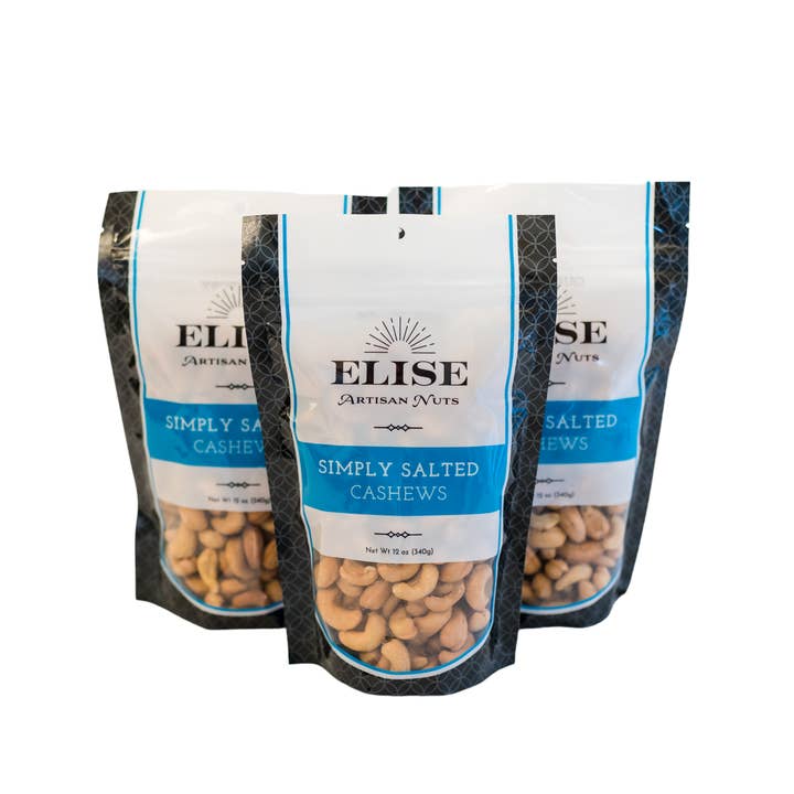 12 oz Simply Salted for wholesale by Elise Artisan Nuts