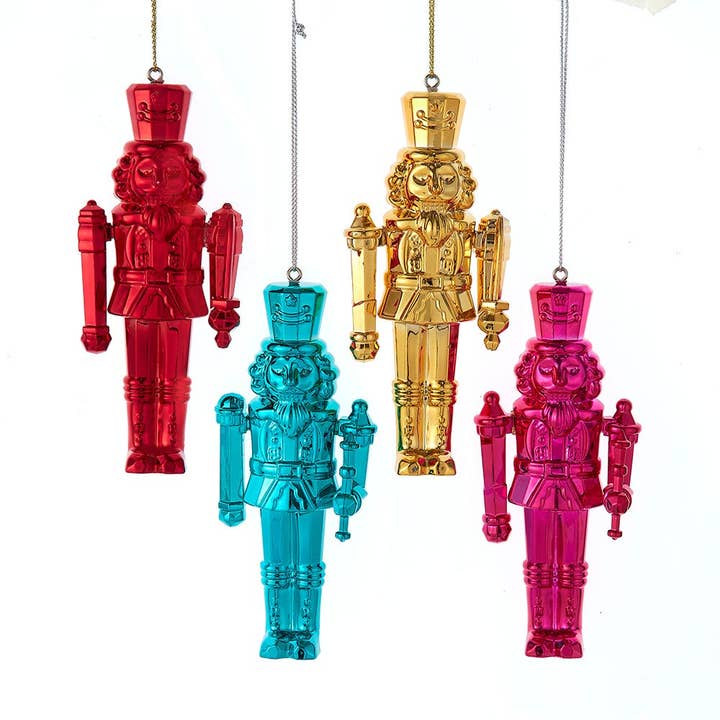 Kurt S. Adler, Inc. - Wholesale Ornament Set - 4.75"COLORFUL NUTCRACKER ORNS 4/A