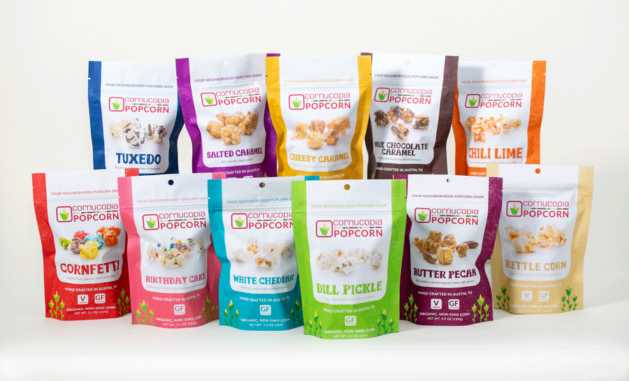 Cornucopia Popcorn - Wholesale Popcorn - Birthday Cake Popcorn (GF) Signature Bag9