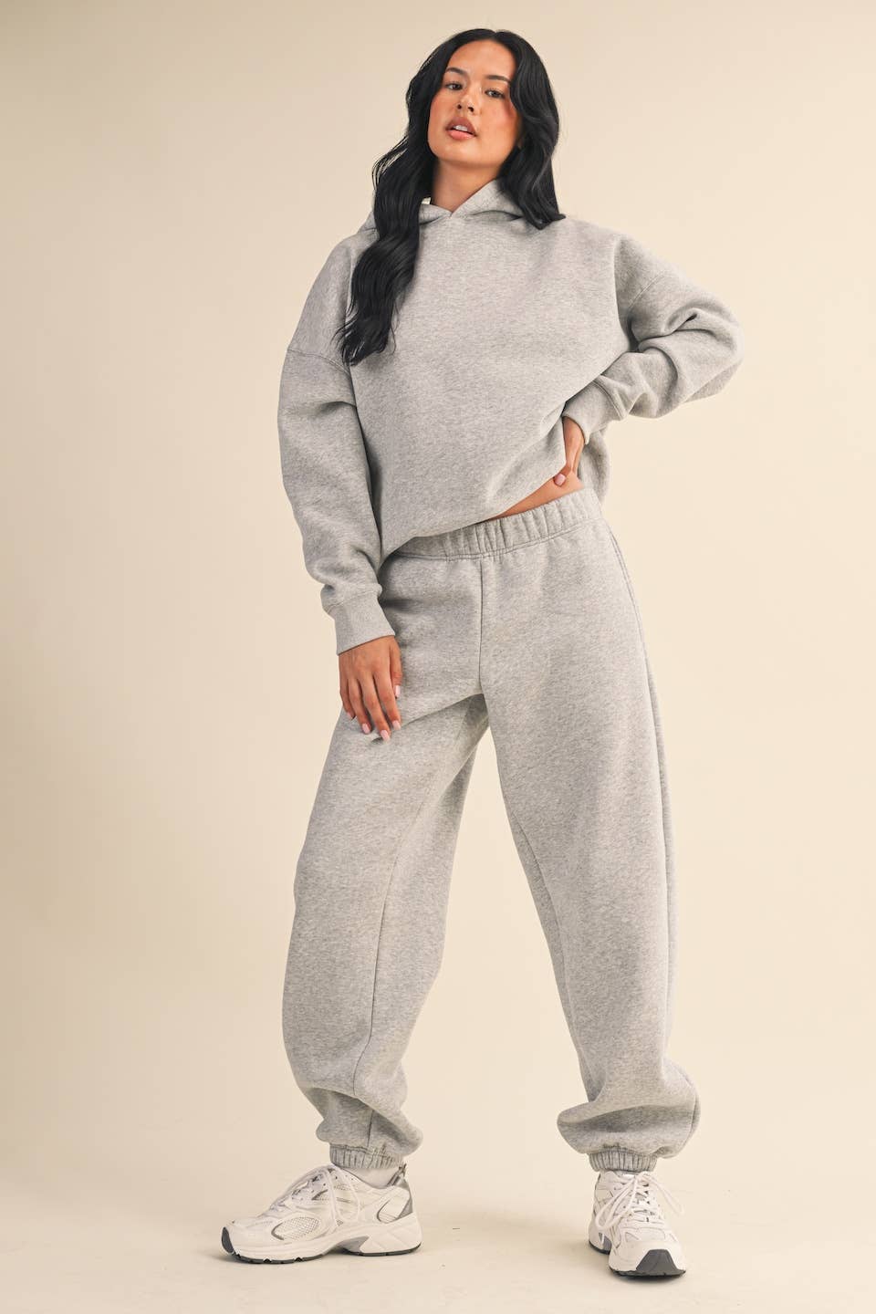 KIMBERLY C – Engroshandel Hoodie – Kvinder – Cozy Fleece oversize pullover hættetrøje14