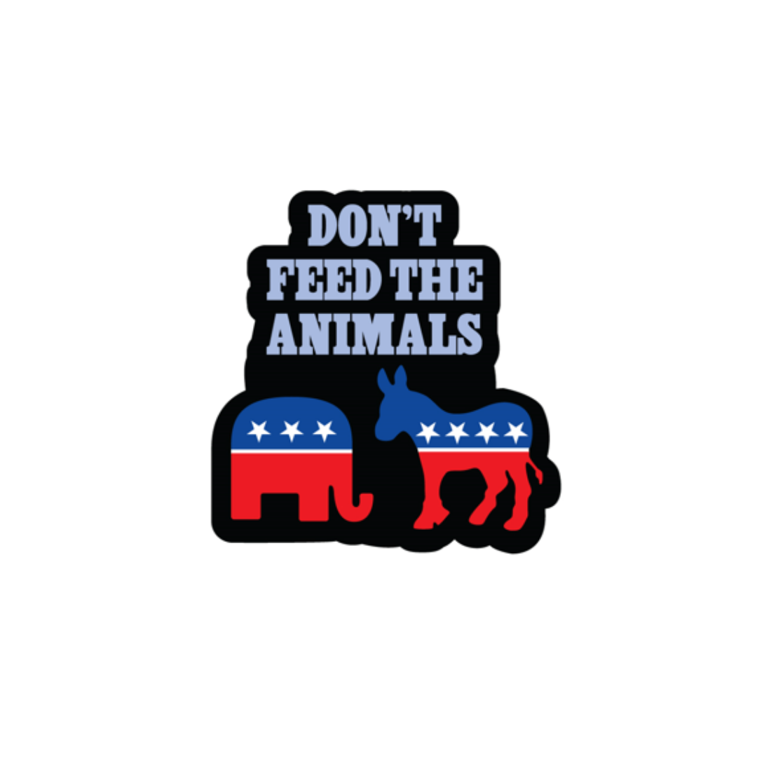 Kalan - Wholesale Sticker - Do Not Feed the Animals Diecut Sticker0