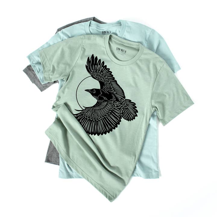 Crow t-shirt for wholesale by Bird Mafia