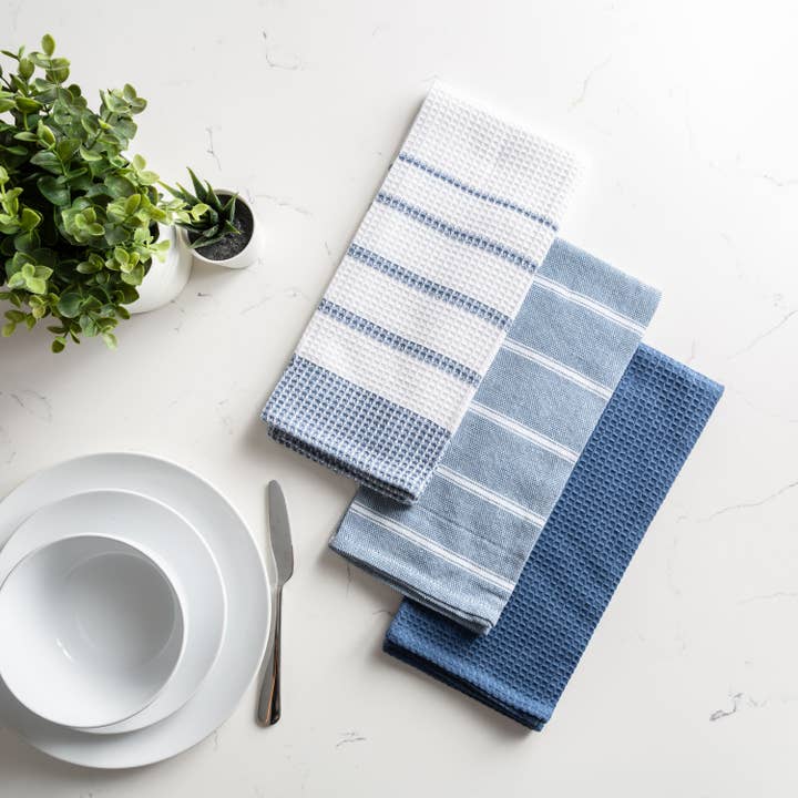 Fabstyles - Wholesale Tea Towel - Fabstyles Fouta Kitchen Towel - Set of 3