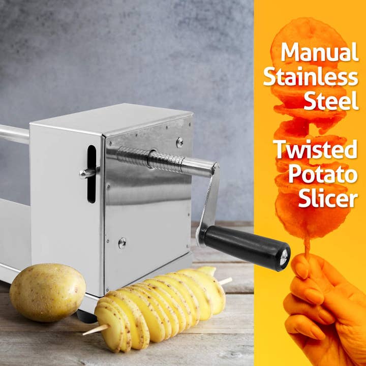 VIGOR - Wholesale Kitchen tool/gadget - Stainless Steel Potato Chip Cutter/Spiral Slicer Machine1