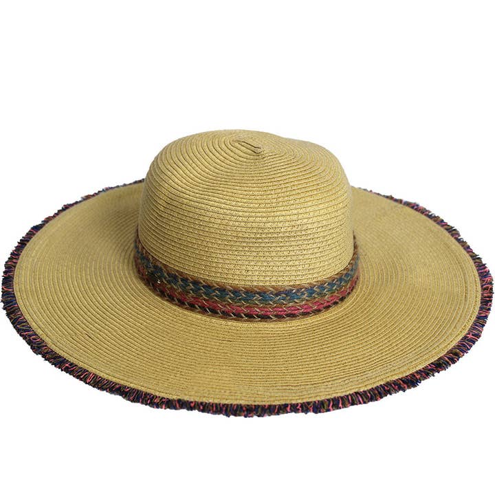 C.C Beanie - Wholesale Straw Hat - Women's - Braided Hat ST306