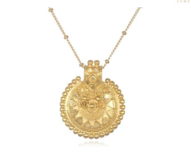 Satya Jewelry - Wholesale Pendant/Charm Necklace - 18" Mandala Gold Necklace0