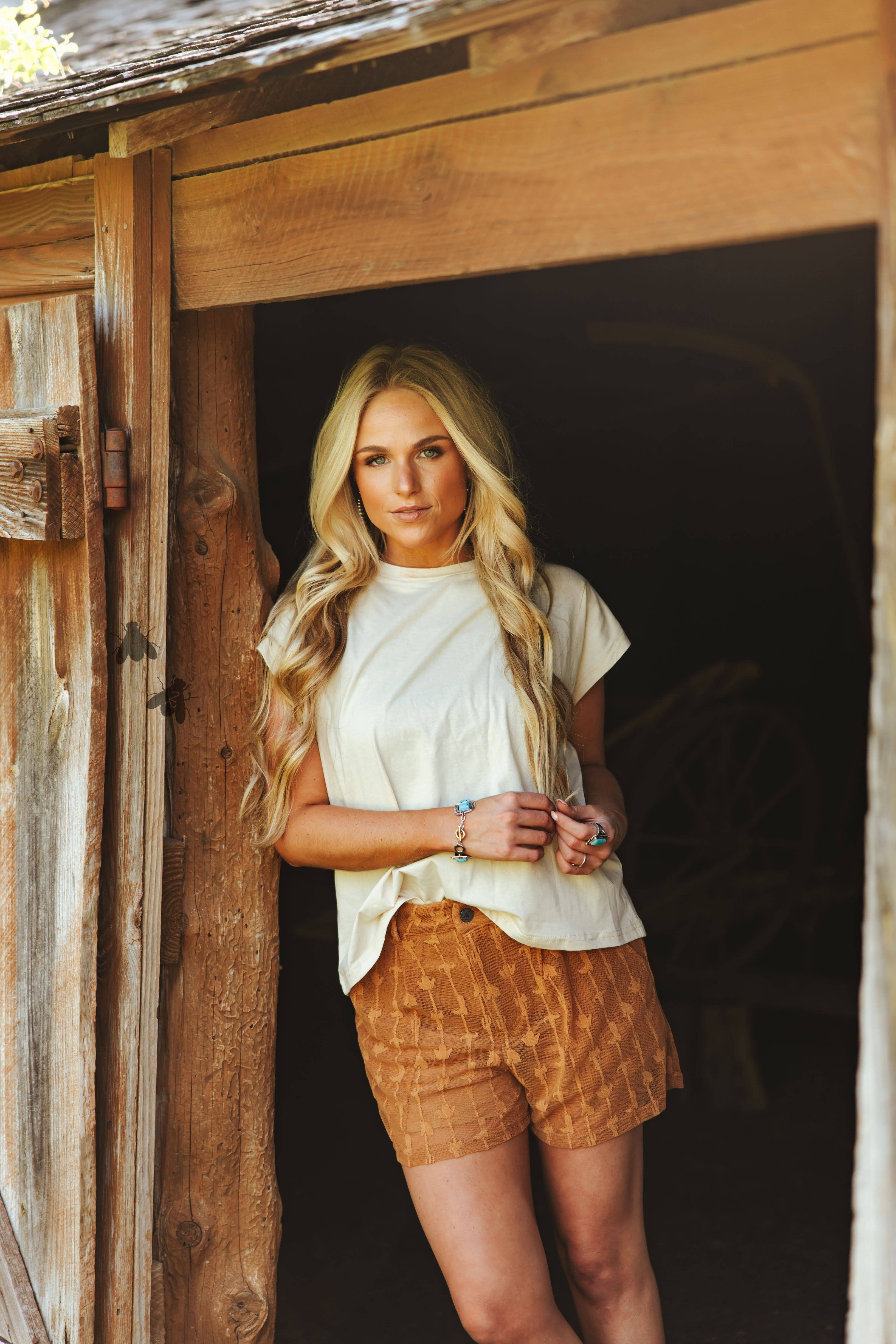 2 Fly Co - Wholesale Shorts - Women's - SADDLE BUMS shorts *SADDLE8