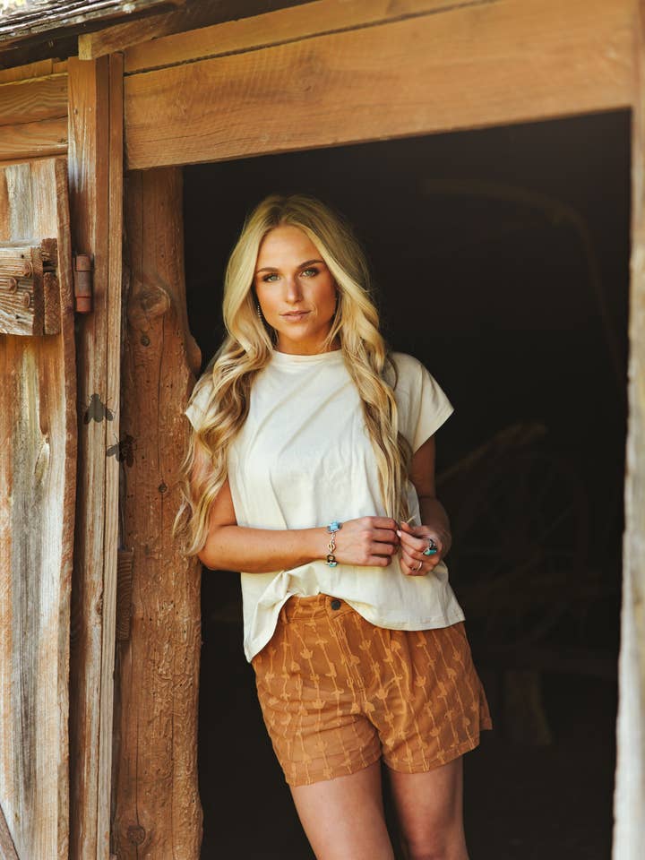 2 Fly Co - Wholesale Shorts - Women's - SADDLE BUMS shorts *SADDLE8