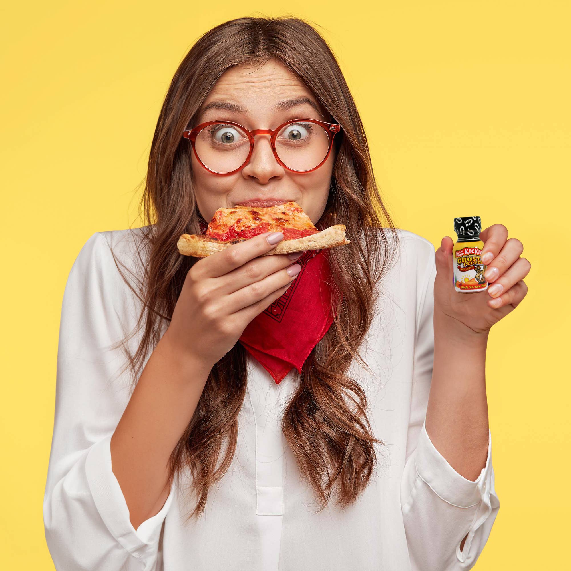 Southwest Specialty Food - Wholesale Hot Sauce - Ass Kickin’ Ghost Pepper Hot Sauce – Travel Size 3/4 oz.4