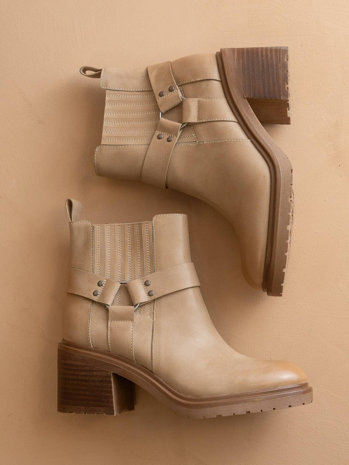 KAKI The Jayden | Bottine de moto kaki en vente sur Faire3