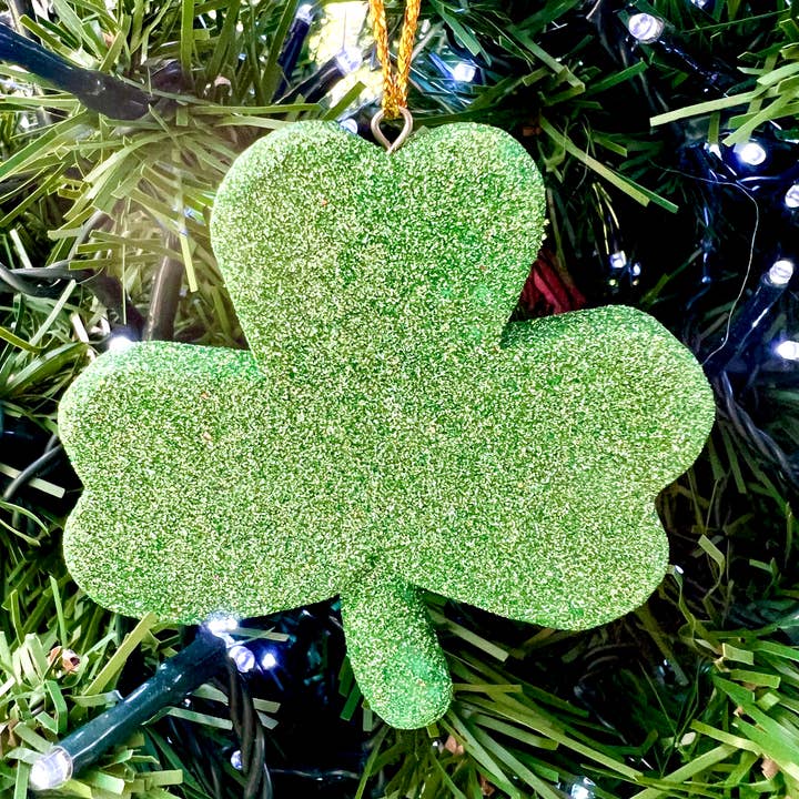 Four Leaf Clover Ornament Saint Patricks Day for wholesale by Erik & Mike