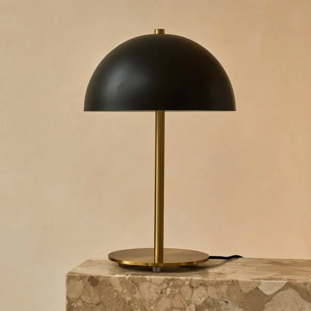 Tavellio - Wholesale Accent/Desk Lamp - Lola Gold & Black Table Lamp | Elegant Metal Design