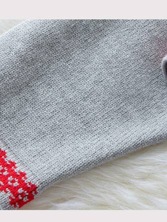 Gray Button-Front Knit Cardigan for wholesale on Faire3