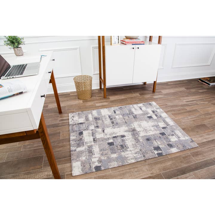 Anji Mountain - Wholesale Chair/Sofa Slipcover - Aarhus Beige Brown & Gray Rug'd Chair Mat®
