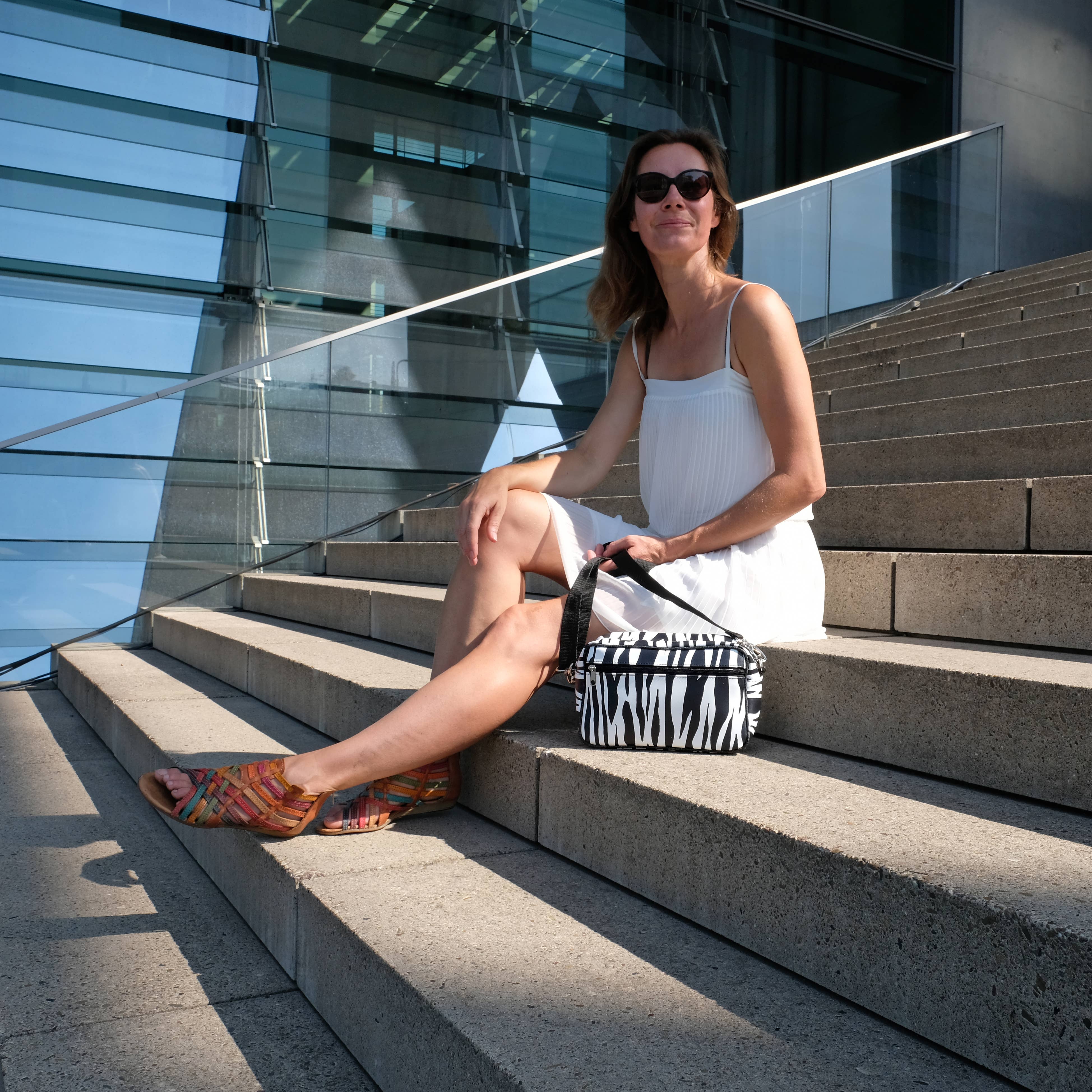 Ikuri - Vendita all'ingrosso Accessori per ciclisti - Borsa da manubrio - piccola borsa per bicicletta da manubrio - Zebra7