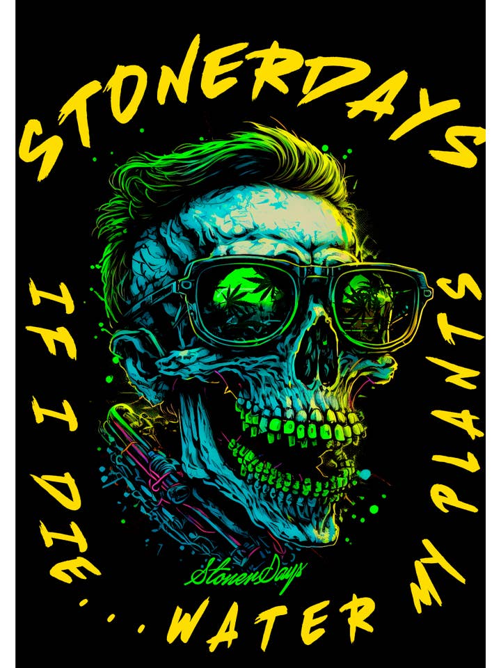 StonerDays Apparel - Vente Débardeur – homme - Réservoir Water My Plants1