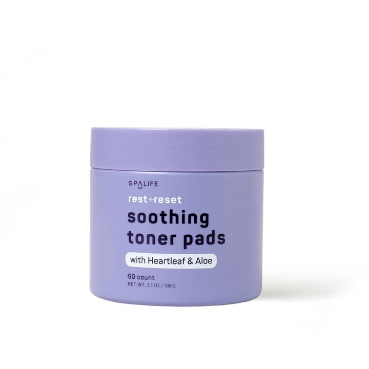 My Spa Life - Wholesale Facial Toner - Rest + Reset Soothing Toner Pads - 60 Pads