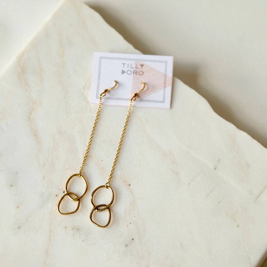 Tilly Doro - Wholesale Dangle Earrings - loop & chain earrings
