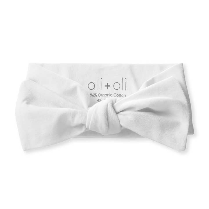 Ali+Oli - Wholesale Hair Bow - Baby - Organic Cotton Knotted Bow Headband1