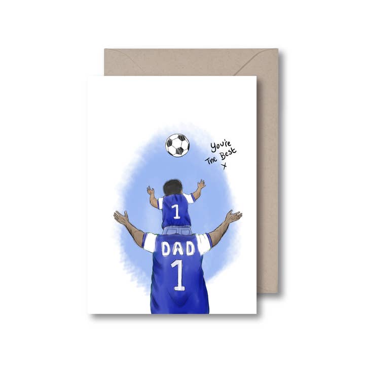 Biglietto calcio papà BLU per la vendita all'ingrosso da parte di KitsCH Noir