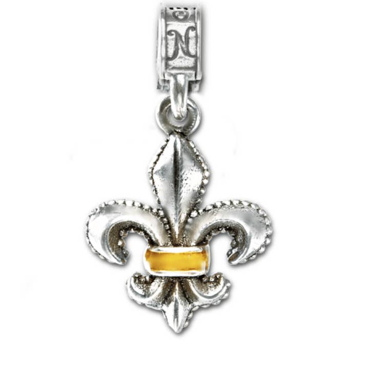 NSA JRB New Orleans, LA Fluer-De-Lis Charm for engroshandel hos nomades