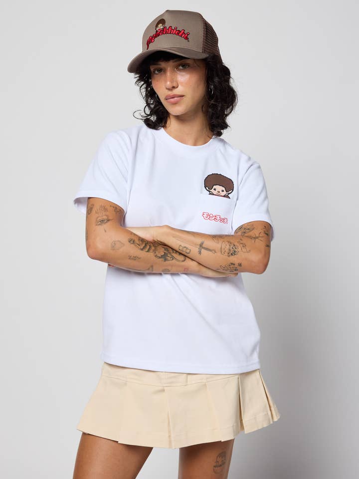 T-shirt ample à logo Monchhichi™ pour la vente par SAMII RYAN