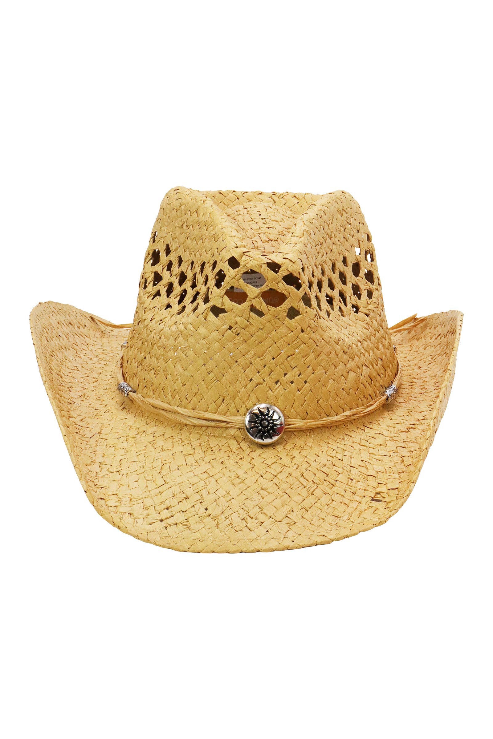 Cap Zone - Wholesale Cowboy Hat - Women's - Coastal Medallion Vented Straw Cowboy Hat26