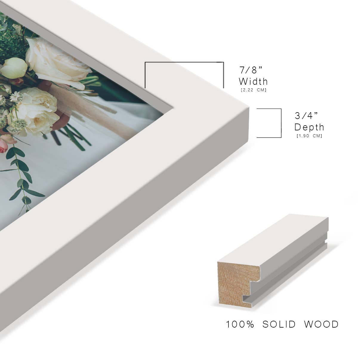 Wexford Home - Wholesale Picture Frame - Photo Frame. Real Wood Modern Frame, White16