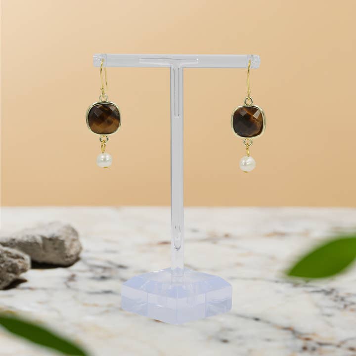 IST Jewelry - Wholesale Dangle Earrings - Gemstones and Cultured Pearl Drop Earrings6