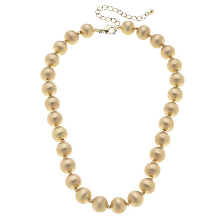 Canvas Style - Wholesale Beaded/Pearl Necklace - Phoebe Ball Bead Necklace