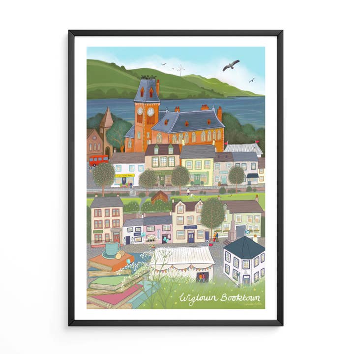 Wigtown Bogby, Dumfries & Galloway - Rejseplakat for engroshandel hos Galloway Arts