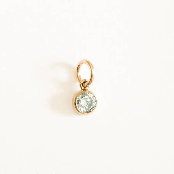 PETITE GOLD - Wholesale Individual Charm/Pendant - Birthstone Pendant