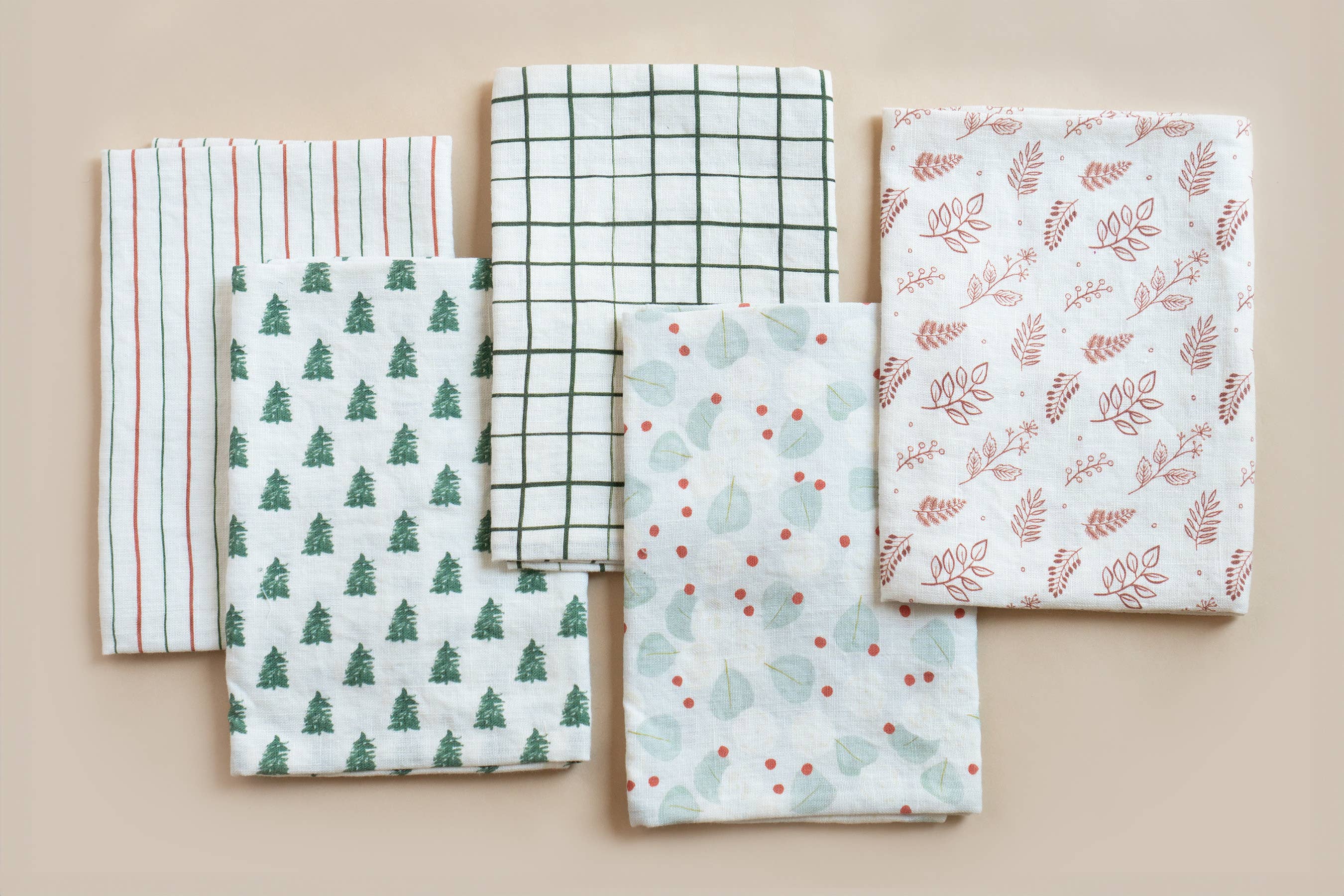 Our Heiday - Wholesale Tea Towel - Spruce Linen Tea Towel 2